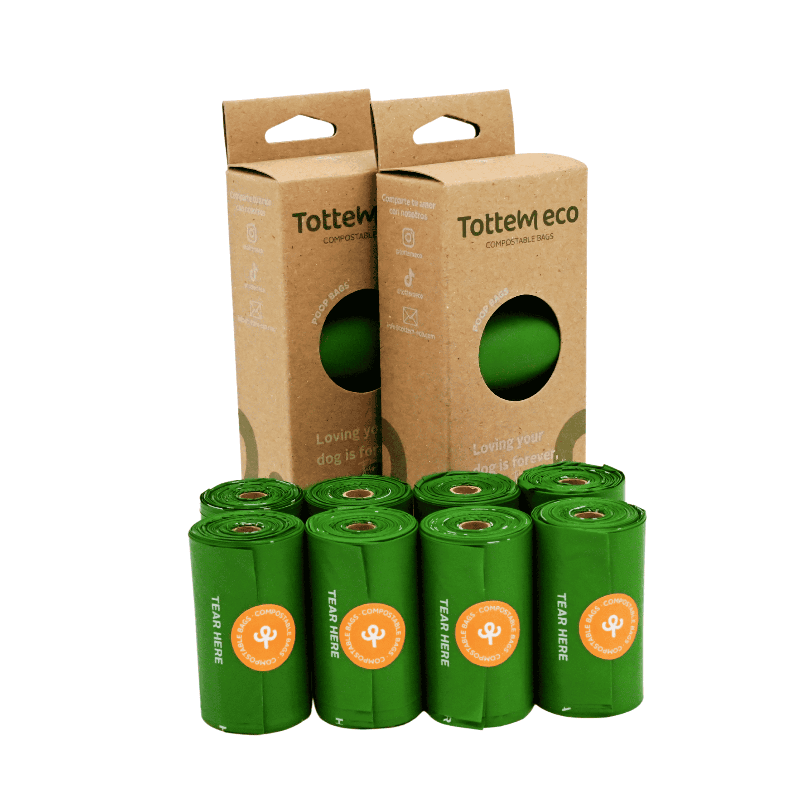 120 bolsas compostables Tottem eco